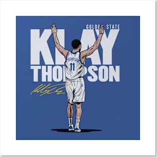 Klay Thompson Golden State Three Posters and Art